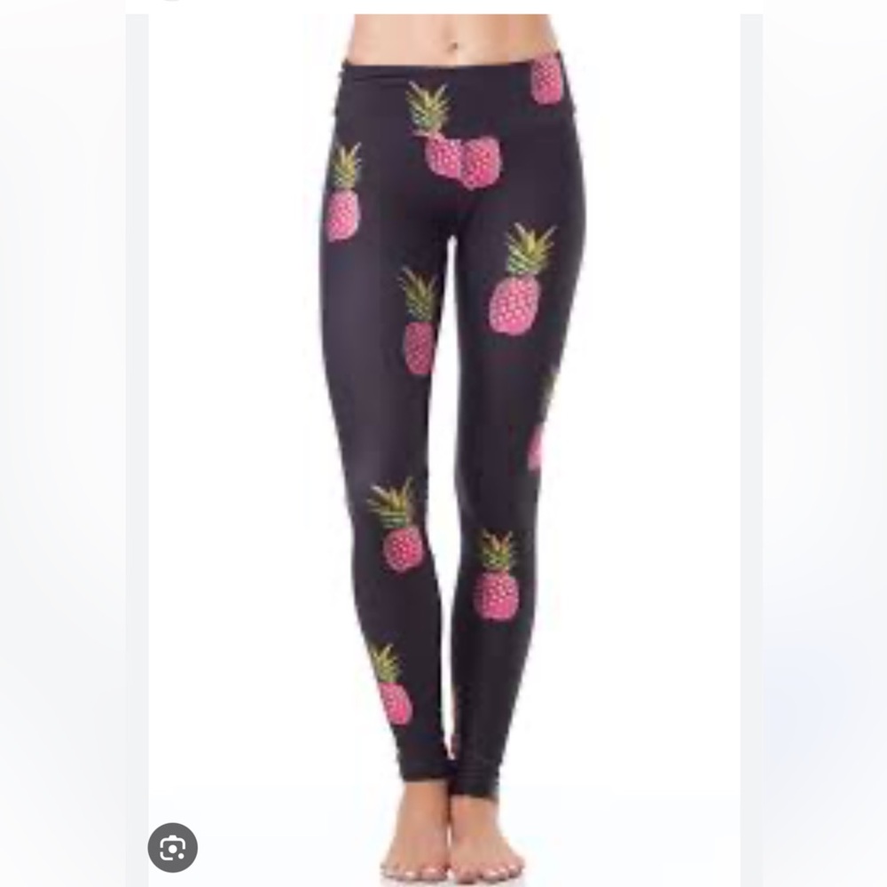 GoldSheep | Pink Pineapples Leggings